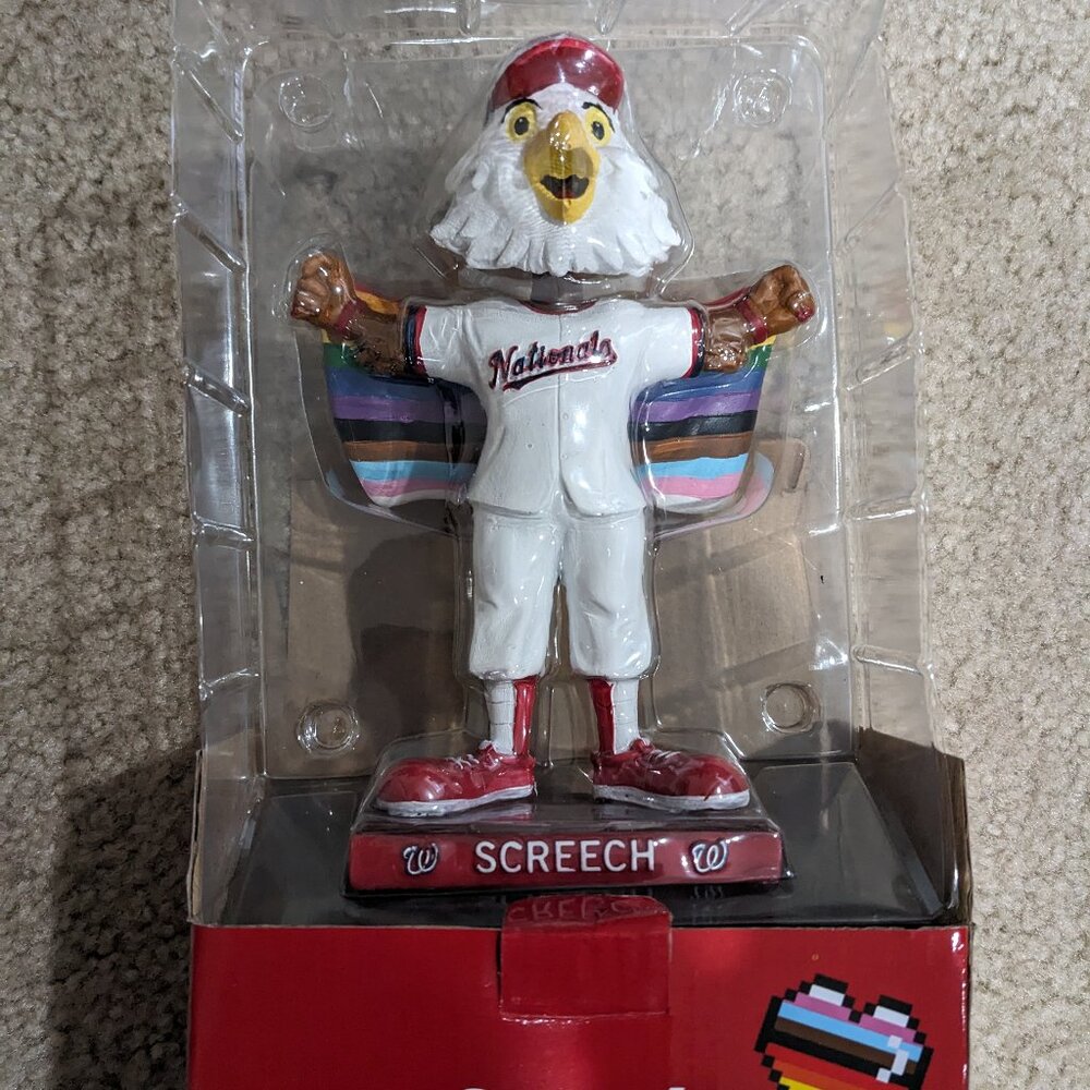 Screech (pride) bobblehead of the Washington Nationals